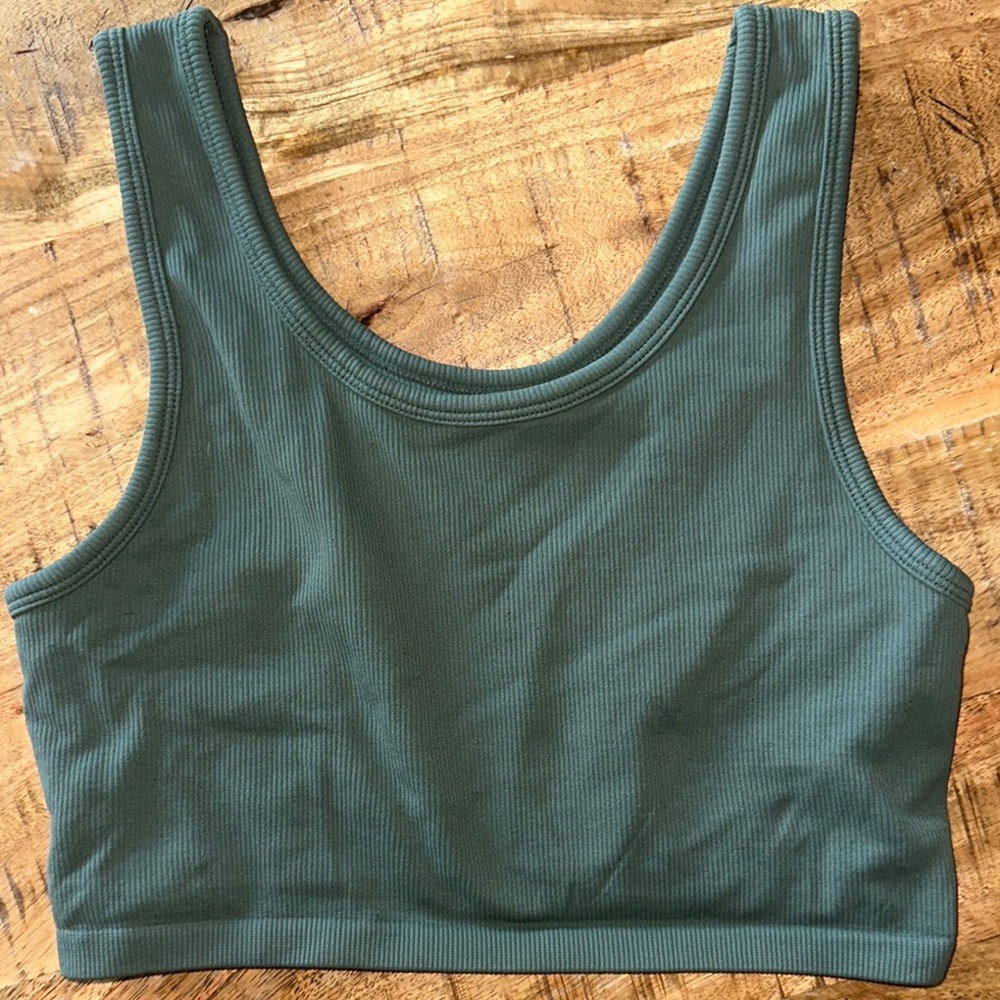 Aerie Green Bra/crop top